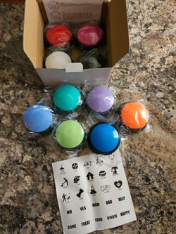 Dog talking buttons 11 total