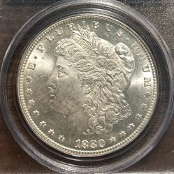 1880-CC Morgan Silver Dollar $1 Carson City Uncirculated