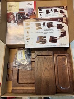 Multifunctional wooden phone stand