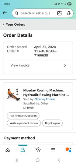 Rowing Machine 50 Firm