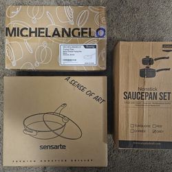 Luxury Cookware Bundle – 3 High-End Brands, Brand New (Unbeatable Value)