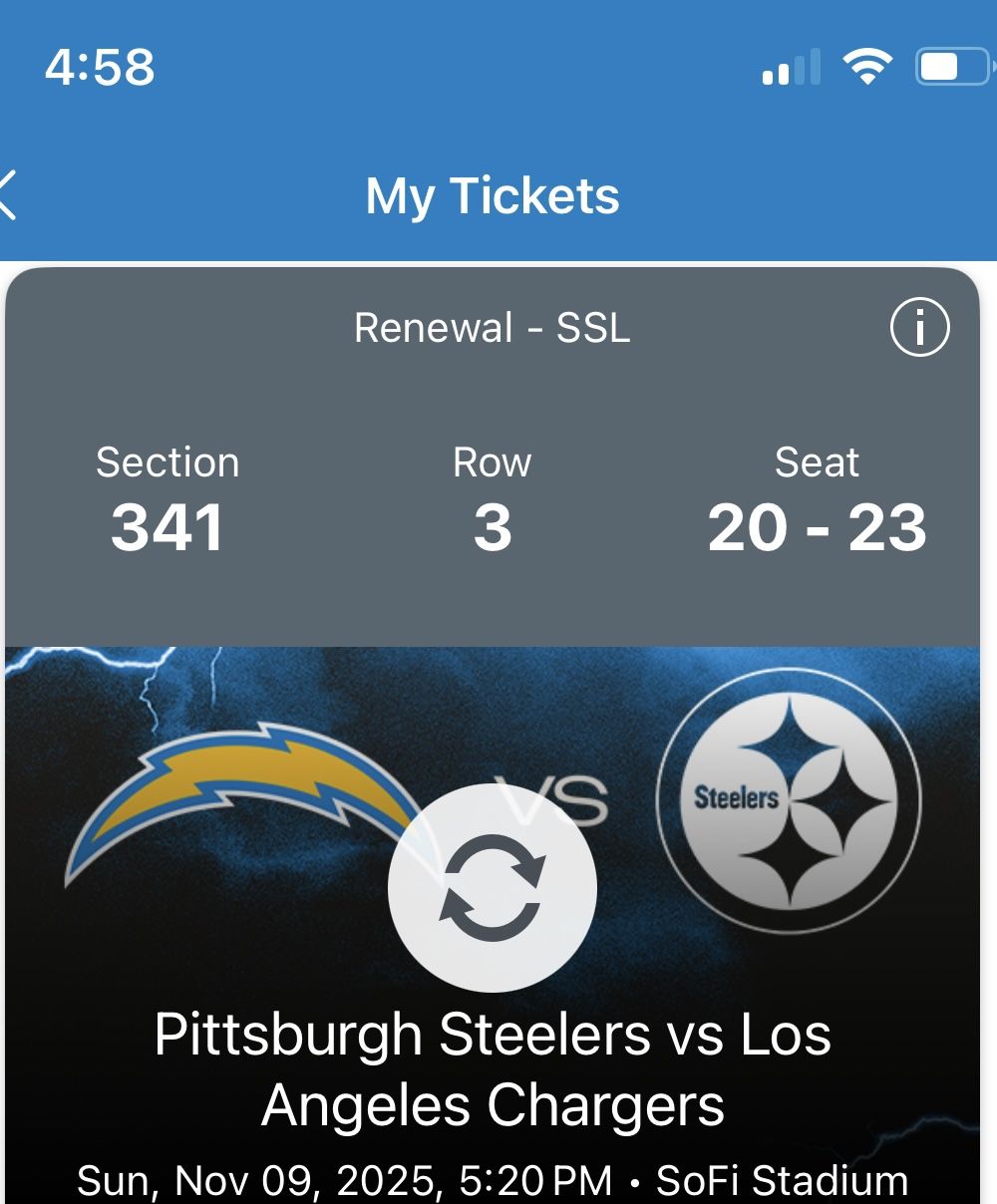 Chargers Vs Steelers