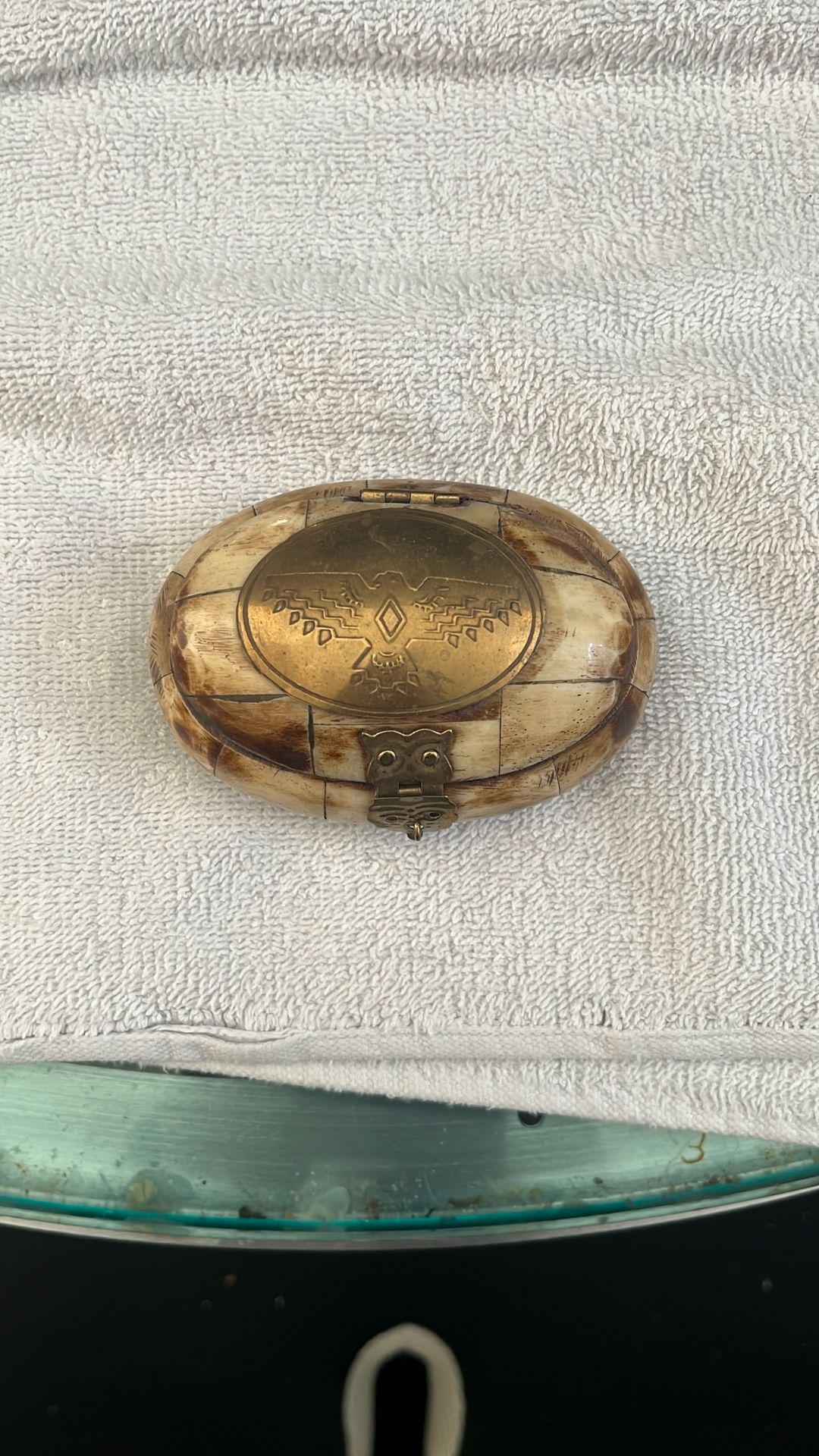 Oval Trinket Box 4- 2 1/2 Inches