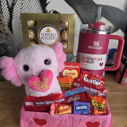 Stanley Cup Basket For Valentine's Day