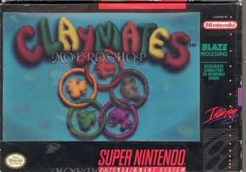 Claymates SNES Game (no box)