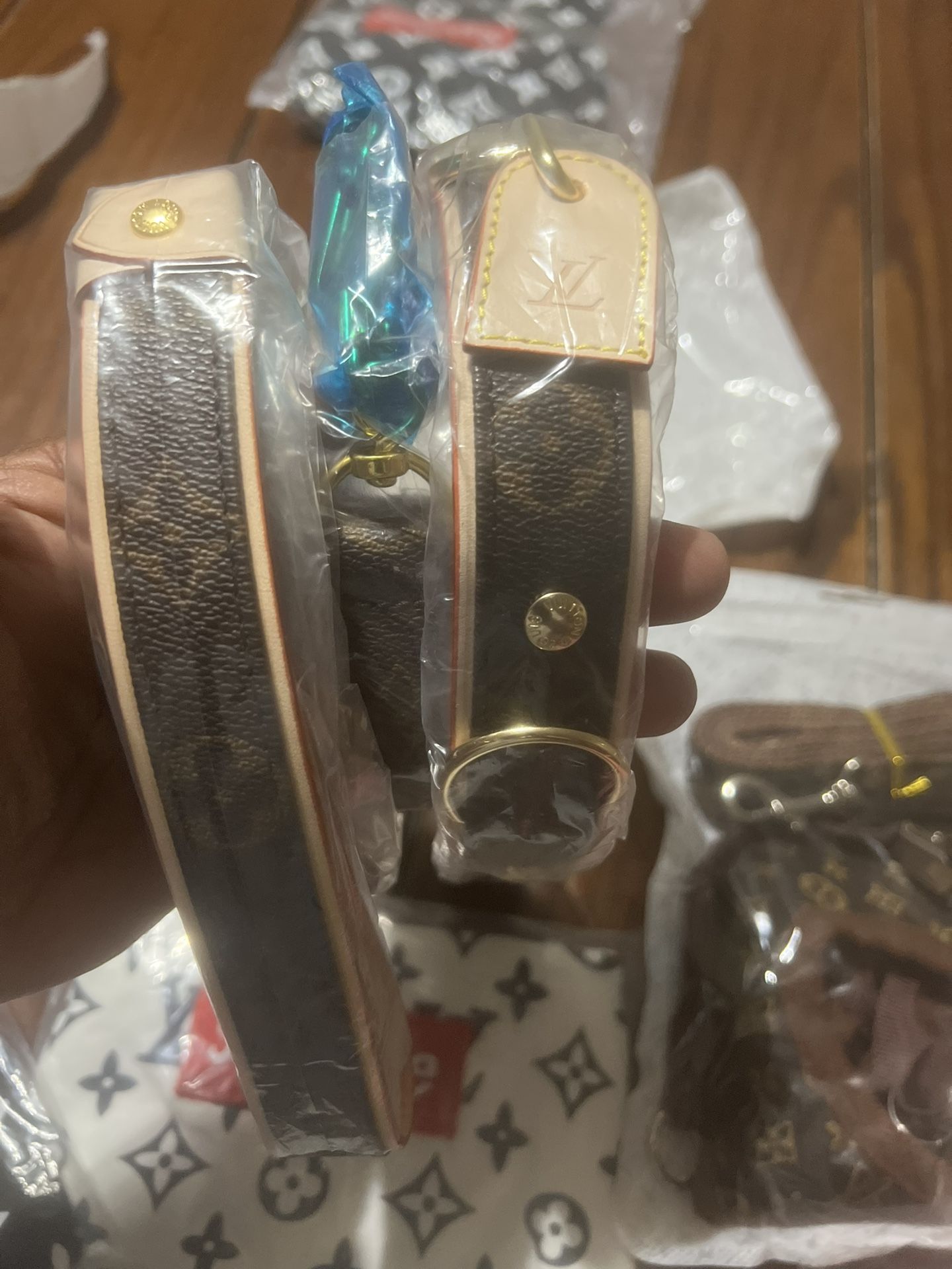 Lv Dog Collars And Hoodies 