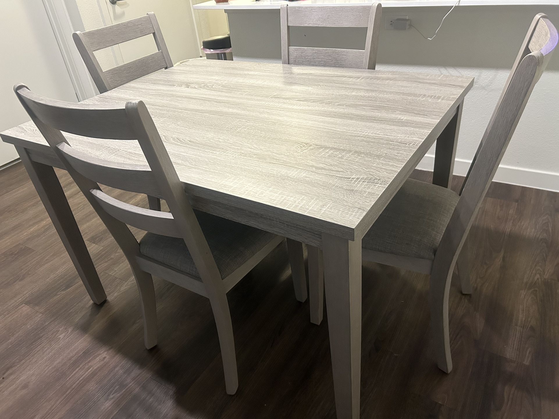 Grey Dining Table And Chair For 4