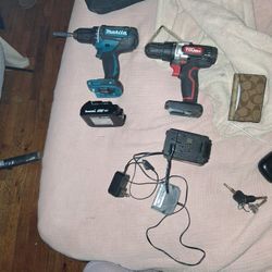 Marital Drill With Battery No Charger. And Hyper Drill With Battery And Charger