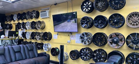 COMPACT CAR WHEELS AND TIRES $40 DOWN