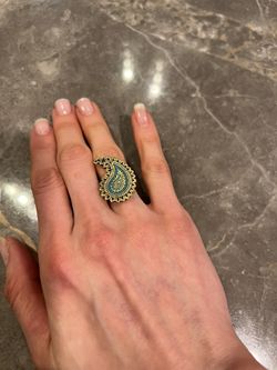 Adjustable Brass Ring 