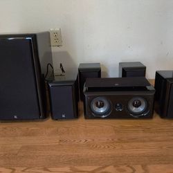 Like-new Acoustic Research (AR) 5.1 high-fidelity speaker system. 

