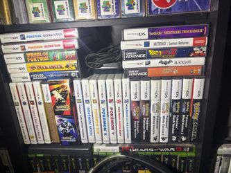 DS games (Pokemon, Zelda, Mario)