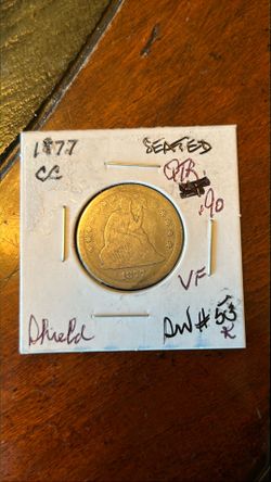 1877CC seated liberty Quarter 1877CC seated liberty Quarter - 90%!silver