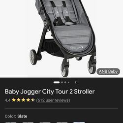 Baby Jogger City Tour 2 Stroller with carrying bag