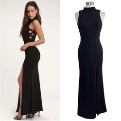 Lulu's Black Beautiful Dress Size XL 