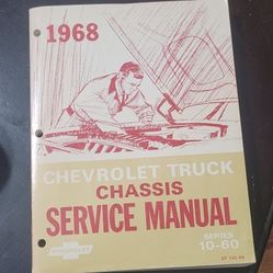 Shop Manual 1968 Chevy Truck