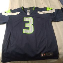 Official NFL Wilson Jersey Seahawks #3  Size Large