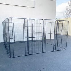 New in box $360 Heavy Duty 10x10x5ft Tall Pet Playpen 16-Panel Dog Crate Kennel Exercise Cage Fence