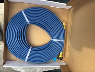 Soaker hose 50 feet and barbecue regulator and 18 inch chainsaw chain