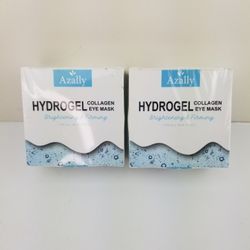 Lot Of 2 Azally Hydrogel Collagen Eye Mask Brightening & Firming 60 Pieces 