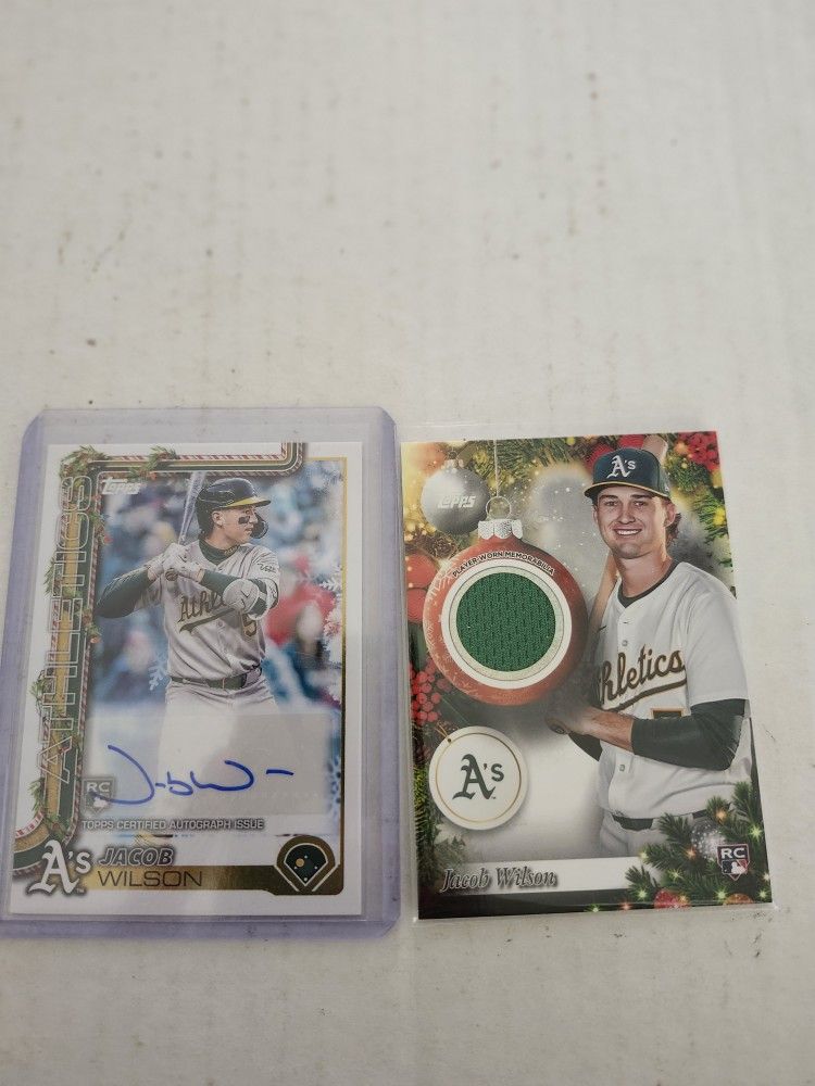 Jacob Wilson Auto 2 Cards