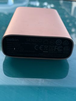 Portable cell phone charger pink