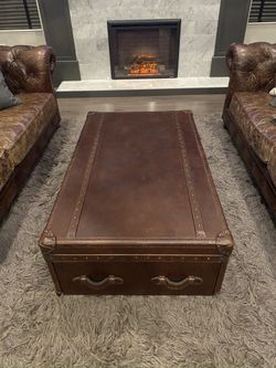 Steamer Trunk - Coffee Table - Restoration Hardware