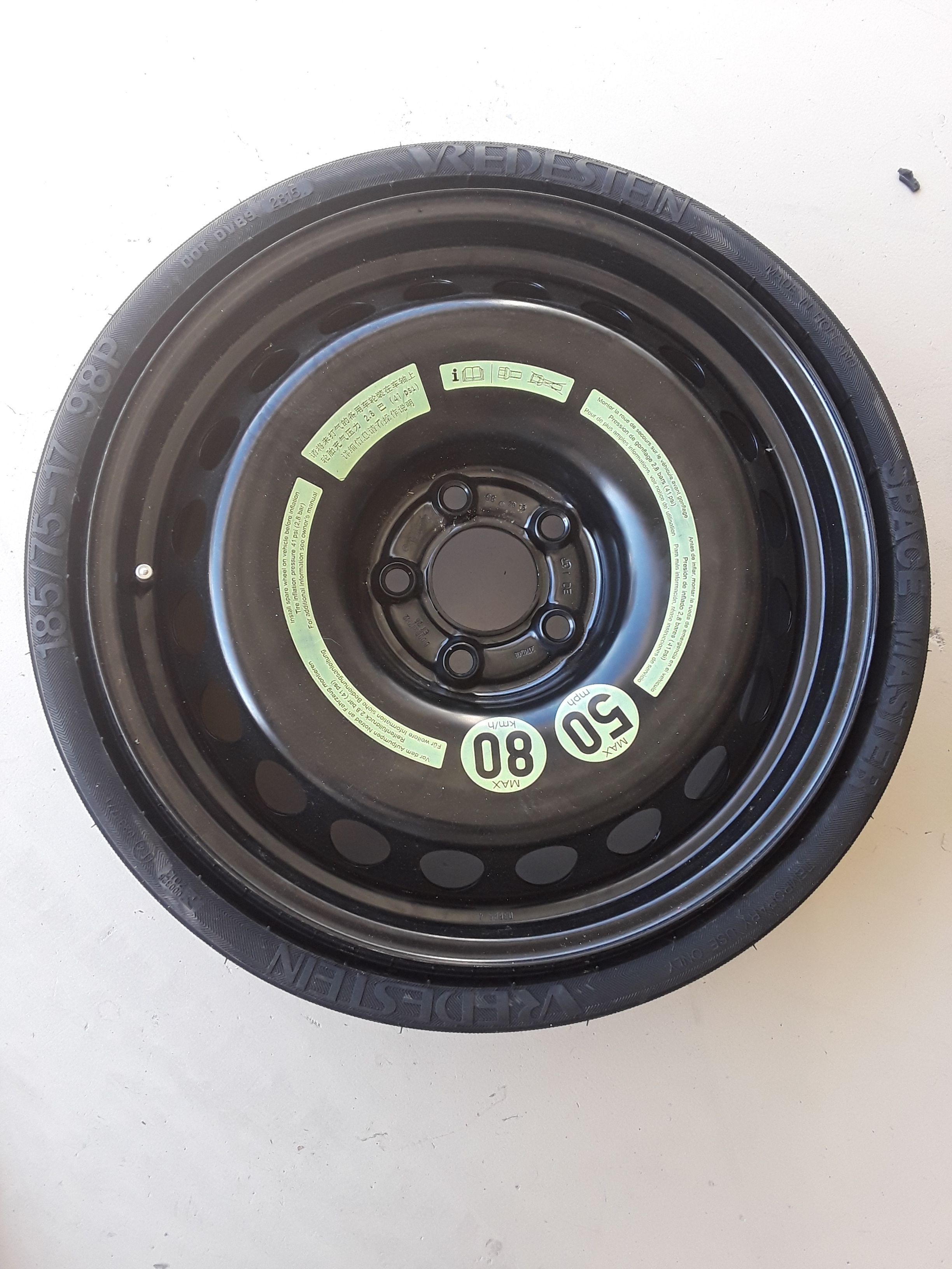 Mercedes Spare tire