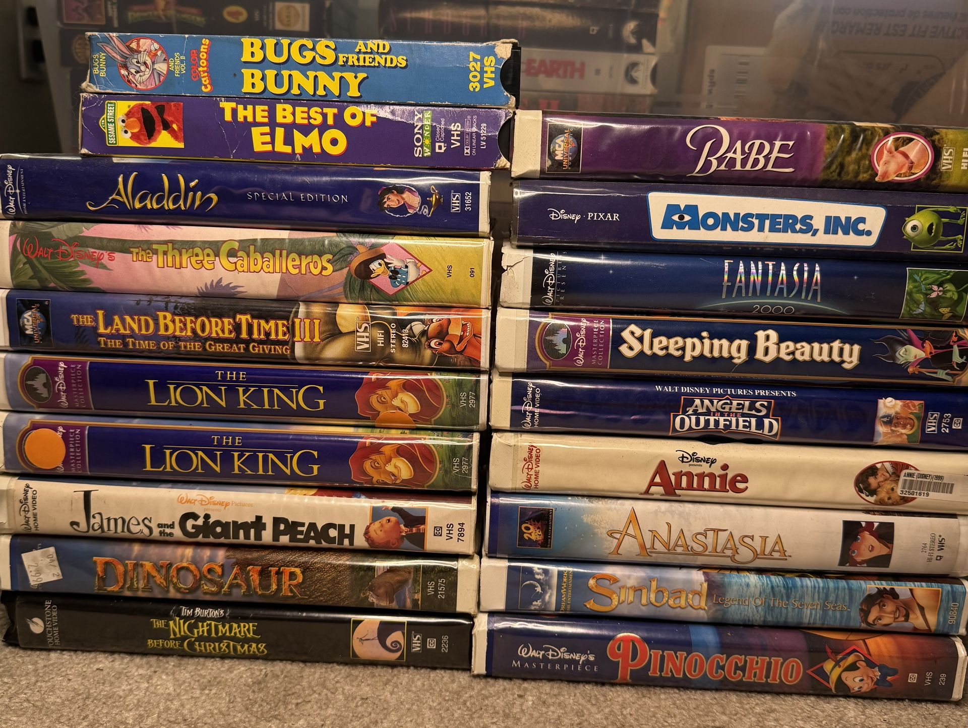 VHS Classics Disney Pixar Warner Bros Flash SALE
