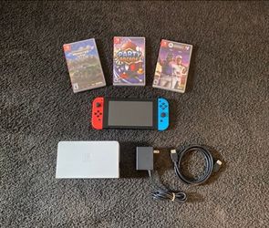 Nintendo Switch + 3 Games