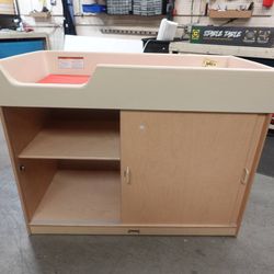 Jonti-Craft Baby Changing Table with Diaper Storage 