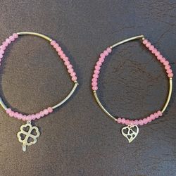 Pink And Gold Bracelet