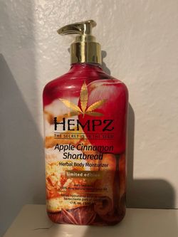 New Hempz apple cinnamon shortbread lotion