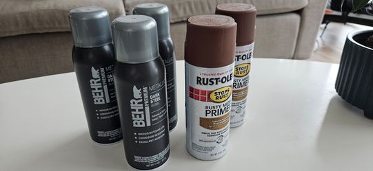 Metal Primer & Steel Gloss Spray Paint