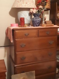 2 Solid Wood Dressers  