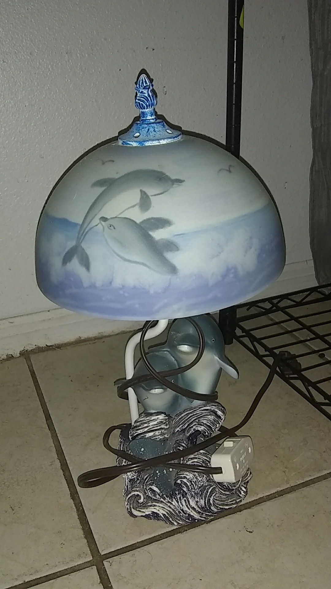 Dolphin lamp