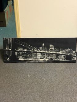 City skyline poster