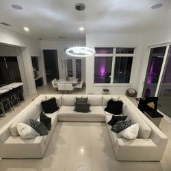 luxury White Couch Original Price $20,000 Selling For $4000 OBO