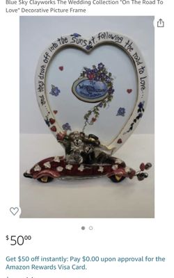 Original, Authentic clayworks frame By Heather Goldminc