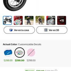 Razor Dirt Motorcycle 