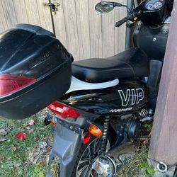 [Tao Pilot 150cc Scooter] X-Pro 150cc Moped Scooter Motorcycle Scooter 150 Adult Scooter Gas Moped Scooter (Black)