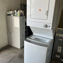 Whirlpool electric washer dryer stackable 24 x 71