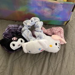 Sanrio Character Plush Hair Tie