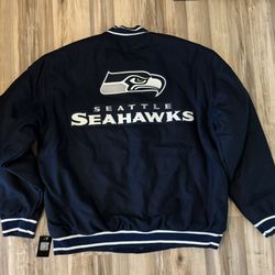 Seattle Seahawks Reversible Varsity Jacket 
