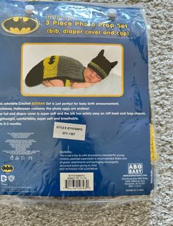 Baby photo prop set