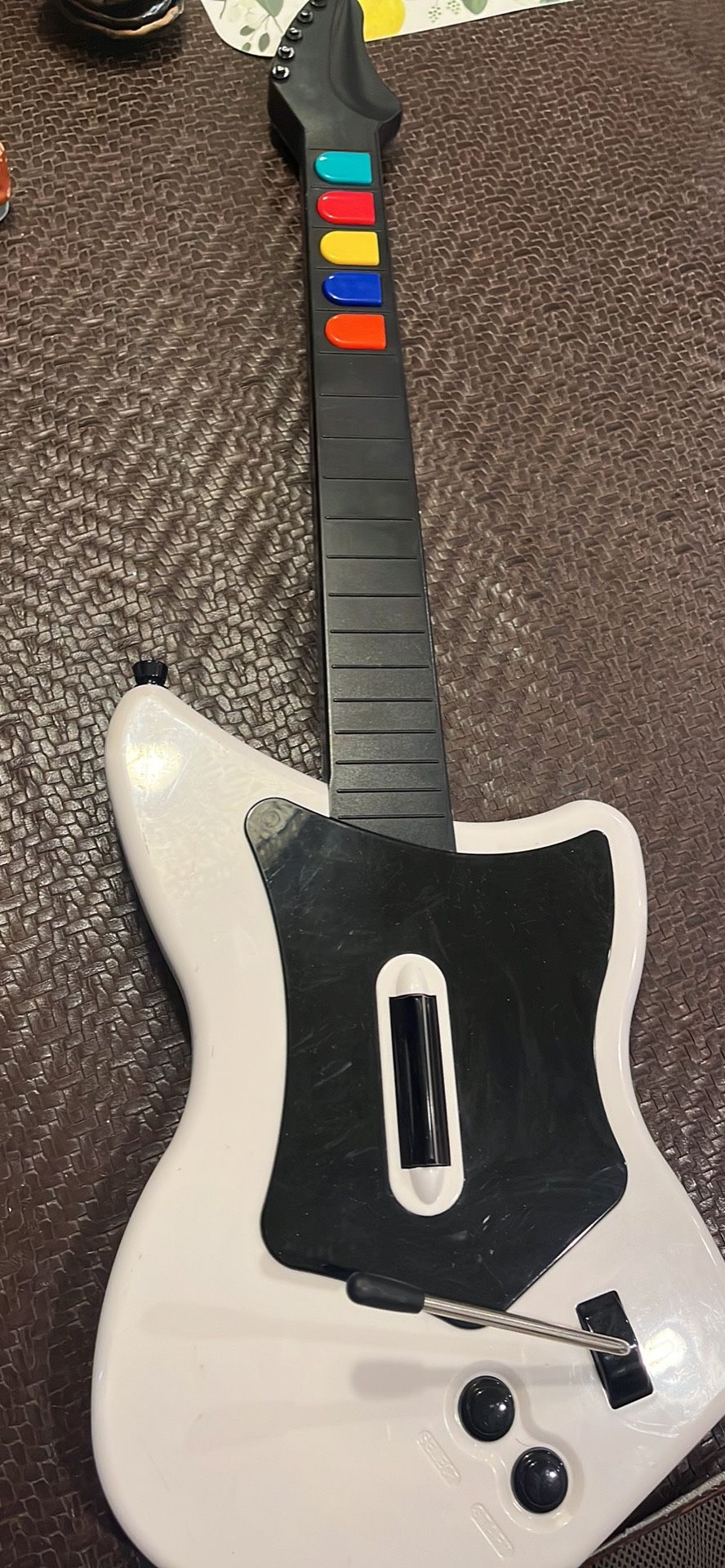 Activision Red Octane Guitar Hero Wireless Playstation 2, PS2 White No dongle