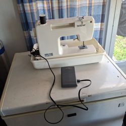 Electric sewing machine.