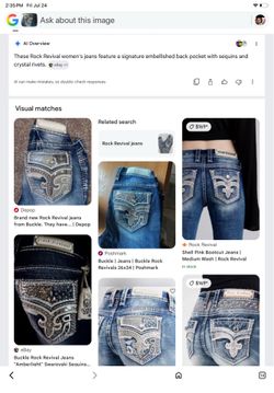 Rock revival jeans women’s 29