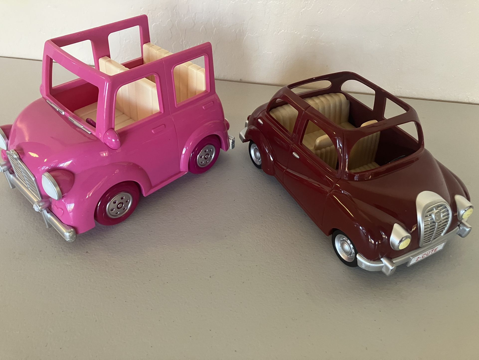 Calico Critters And Li’l Woodzeez Vehicles 