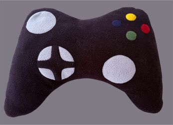 Large Fleece Xbox-Style Controller Plush Pillow